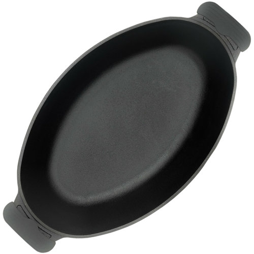 BIOL 38.8cm Cast Iron Roasting Pan with Lid Wayfair.co.uk